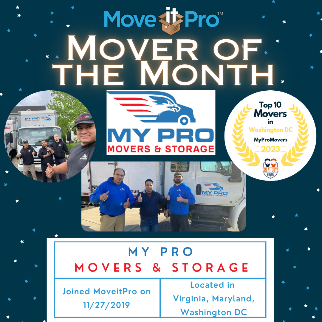MyProMovers are our September 2023 Mover of the Month